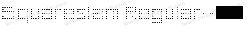 Squareslam Regular字体转换